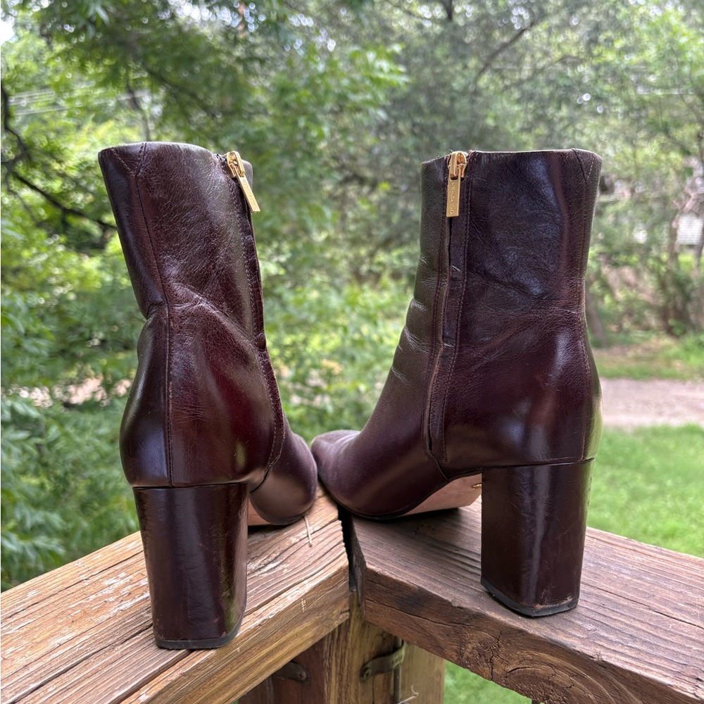 Veronica Beard Cera Leather Ankle Boot View 4
